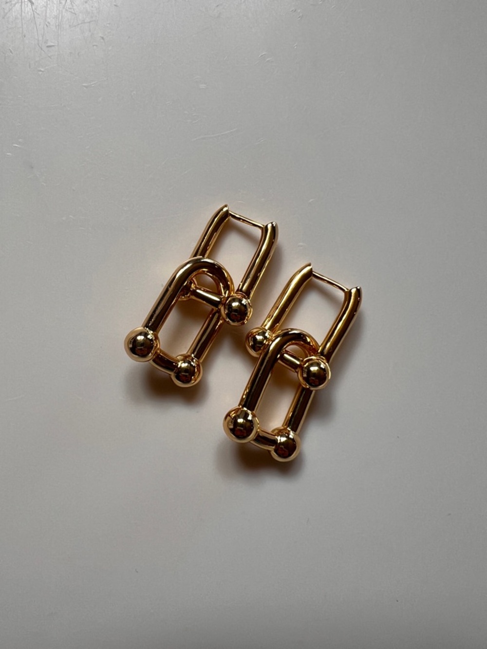 HardWear gold Link Earrings